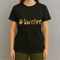 #12 Years Old Gold Limited Edition Birthday T-Shirt thumb 4