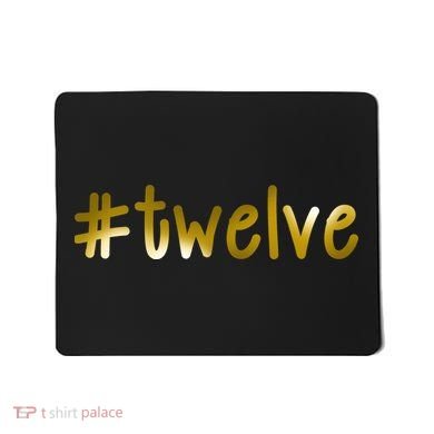 #12 Years Old Gold Limited Edition Birthday Mousepad