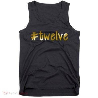 #12 Years Old Gold Limited Edition Birthday Tank Top