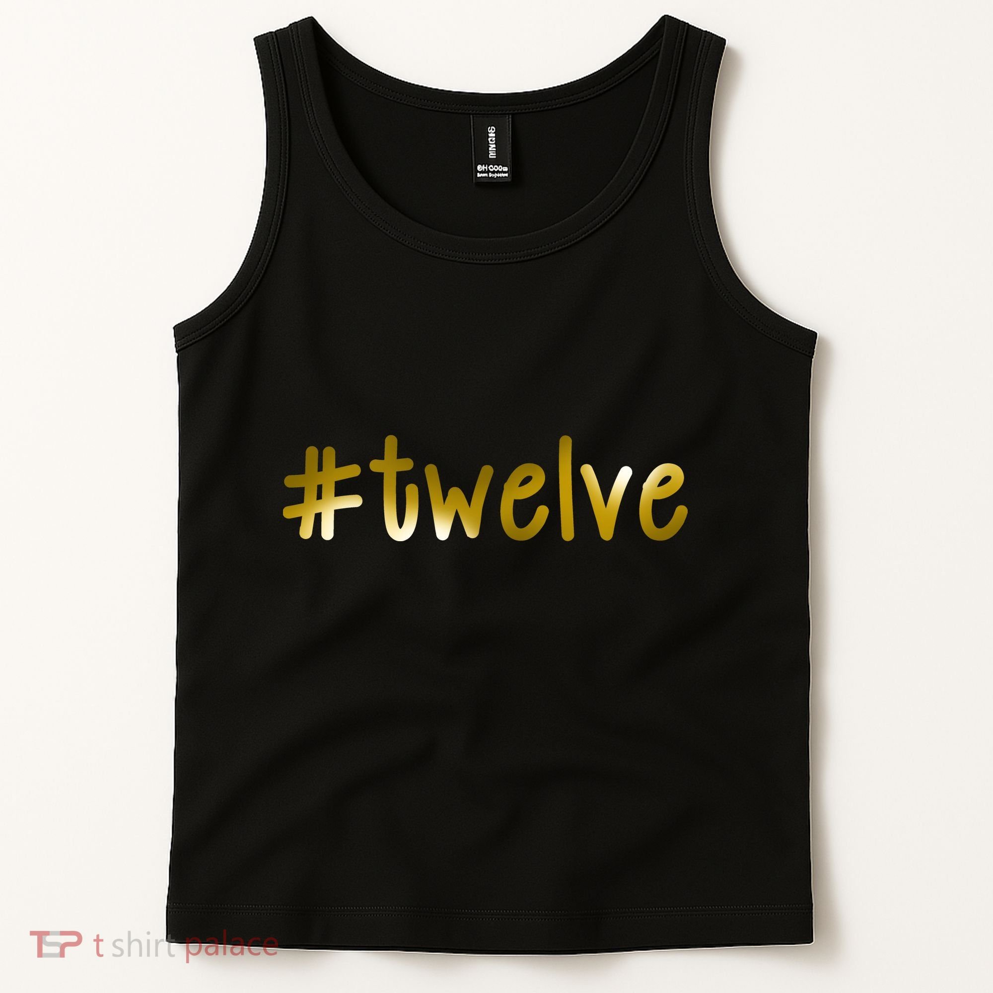 #12 Years Old Gold Limited Edition Birthday Tank Top