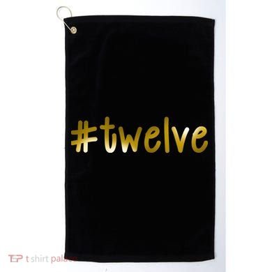 #12 Years Old Gold Limited Edition Birthday Golf Towel
