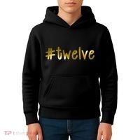 #12 Years Old Gold Limited Edition Birthday Kids Hoodie thumb 4