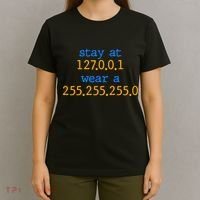 127.0.0.1 255.255.255.0 Code Stay At Home Wear A Face Mask T-Shirt thumb 4