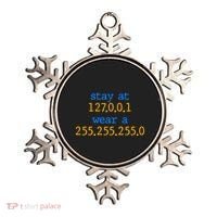 127.0.0.1 255.255.255.0 Code Stay At Home Wear A Face Mask Ornament thumb 0