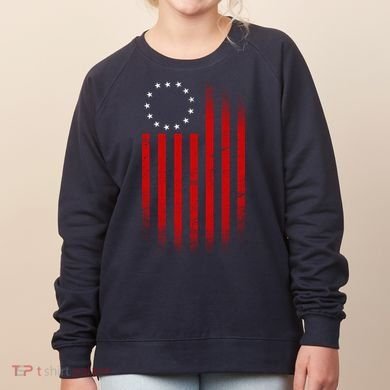 13 Colonies Betty Ross Vintage Flag Women's Sweatshirt