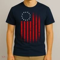 13 Colonies Betty Ross Vintage Flag T-Shirt thumb 3