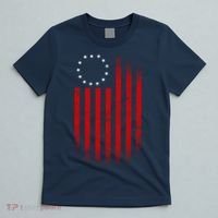 13 Colonies Betty Ross Vintage Flag T-Shirt thumb 5