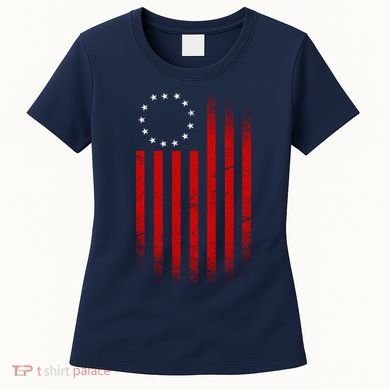 13 Colonies Betty Ross Vintage Flag Women's T-Shirt