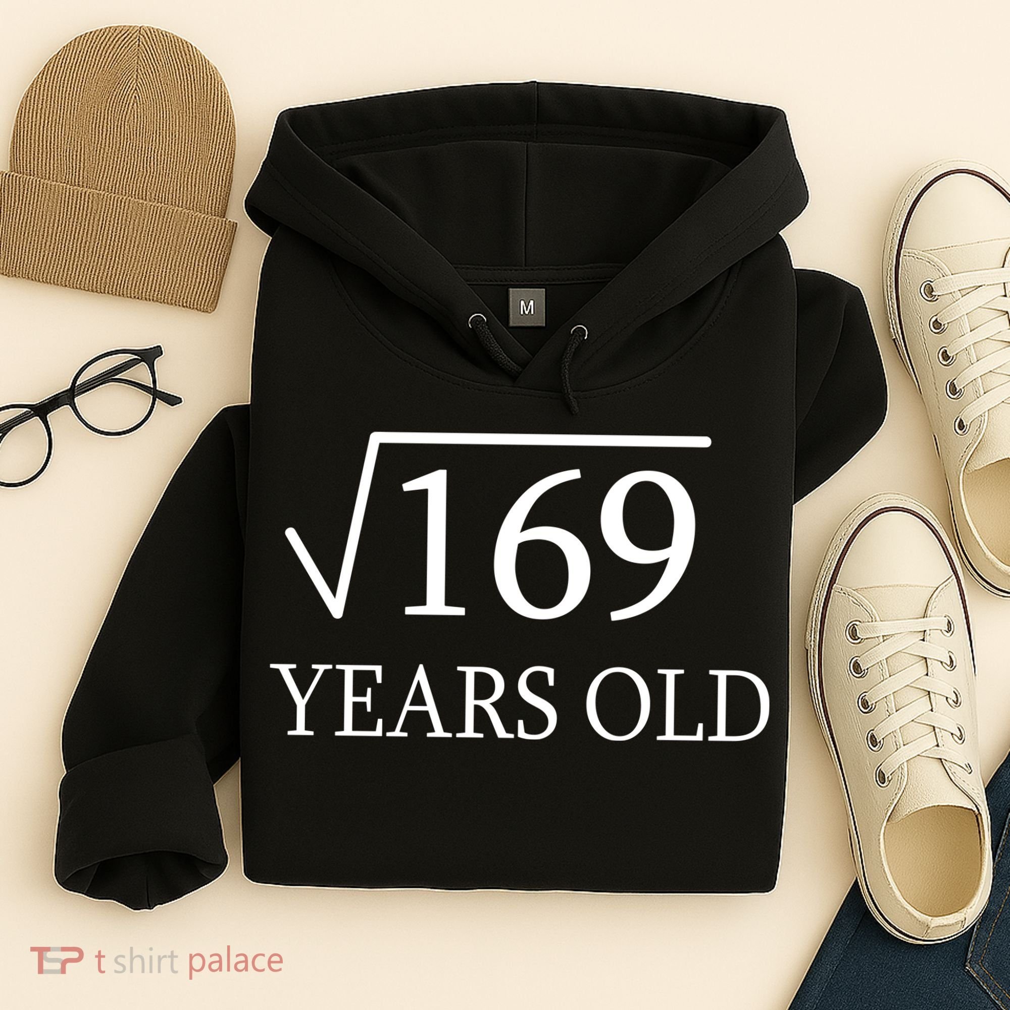 13 Years Old Square Root of 169 Hoodie