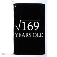 13 Years Old Square Root of 169 Golf Towel thumb 0