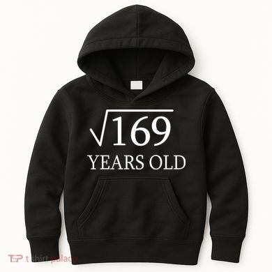 13 Years Old Square Root of 169 Kids Hoodie