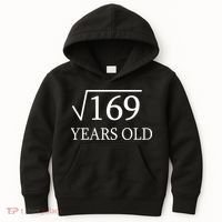 13 Years Old Square Root of 169 Kids Hoodie thumb 0