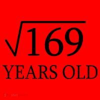 13 Years Old Square Root of 169 Santa Hat thumb 1