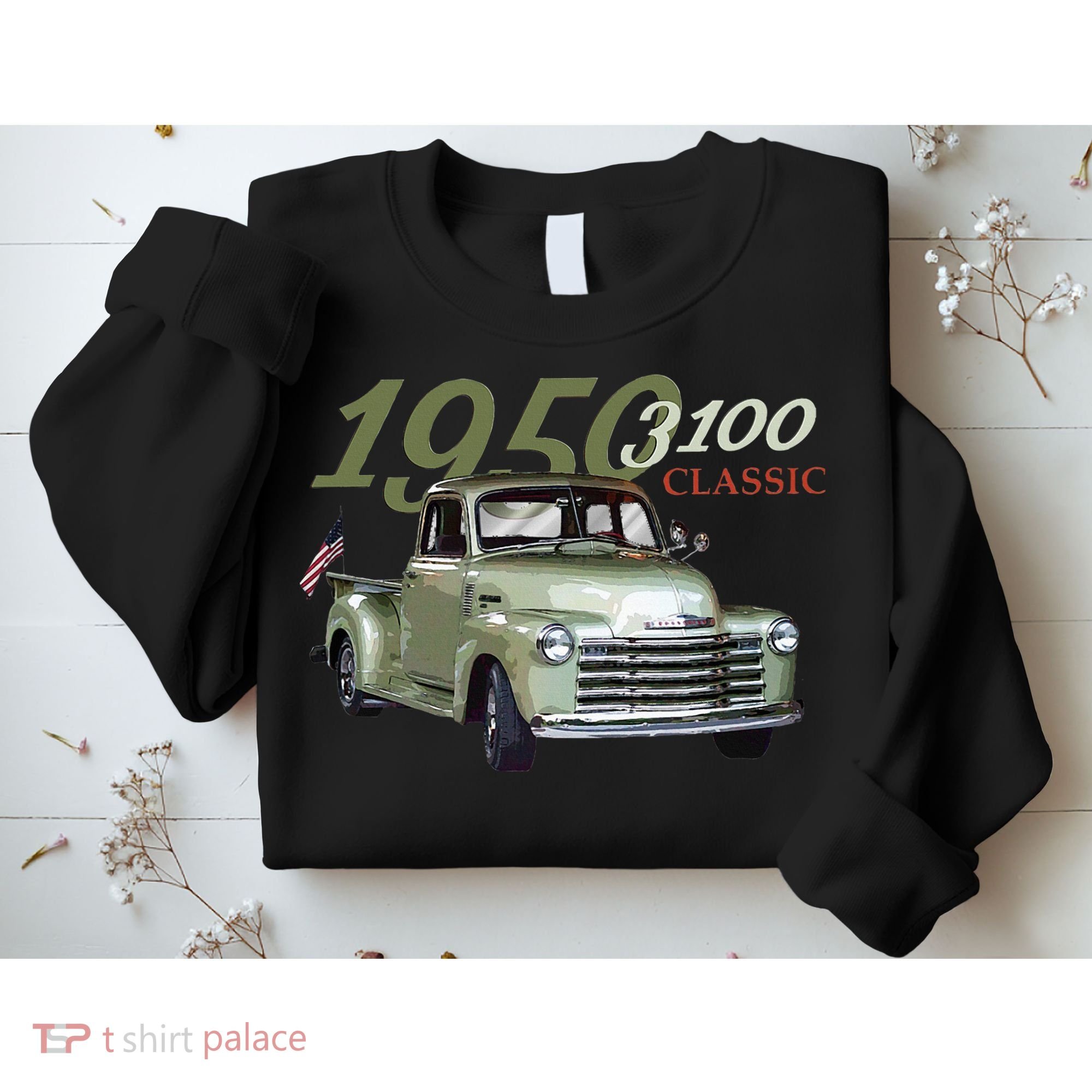 1950 3100 Pickup Truck Car Guys Sweatshirt