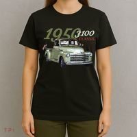 1950 3100 Pickup Truck Car Guys T-Shirt thumb 4