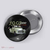 1950 3100 Pickup Truck Car Guys Button thumb 0