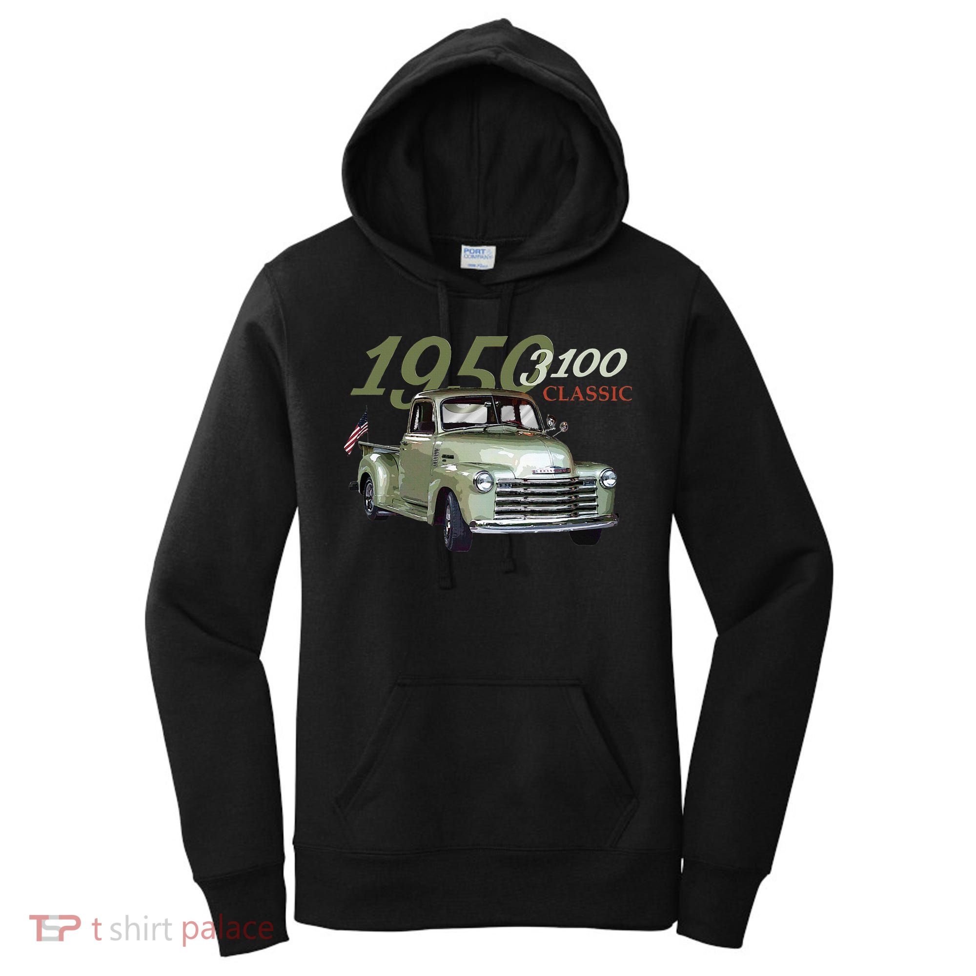 1950 3100 Pickup Truck Car Guys Women's Hoodie