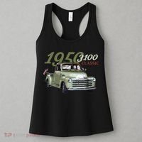 1950 3100 Pickup Truck Car Guys Women's Tank Top thumb 3