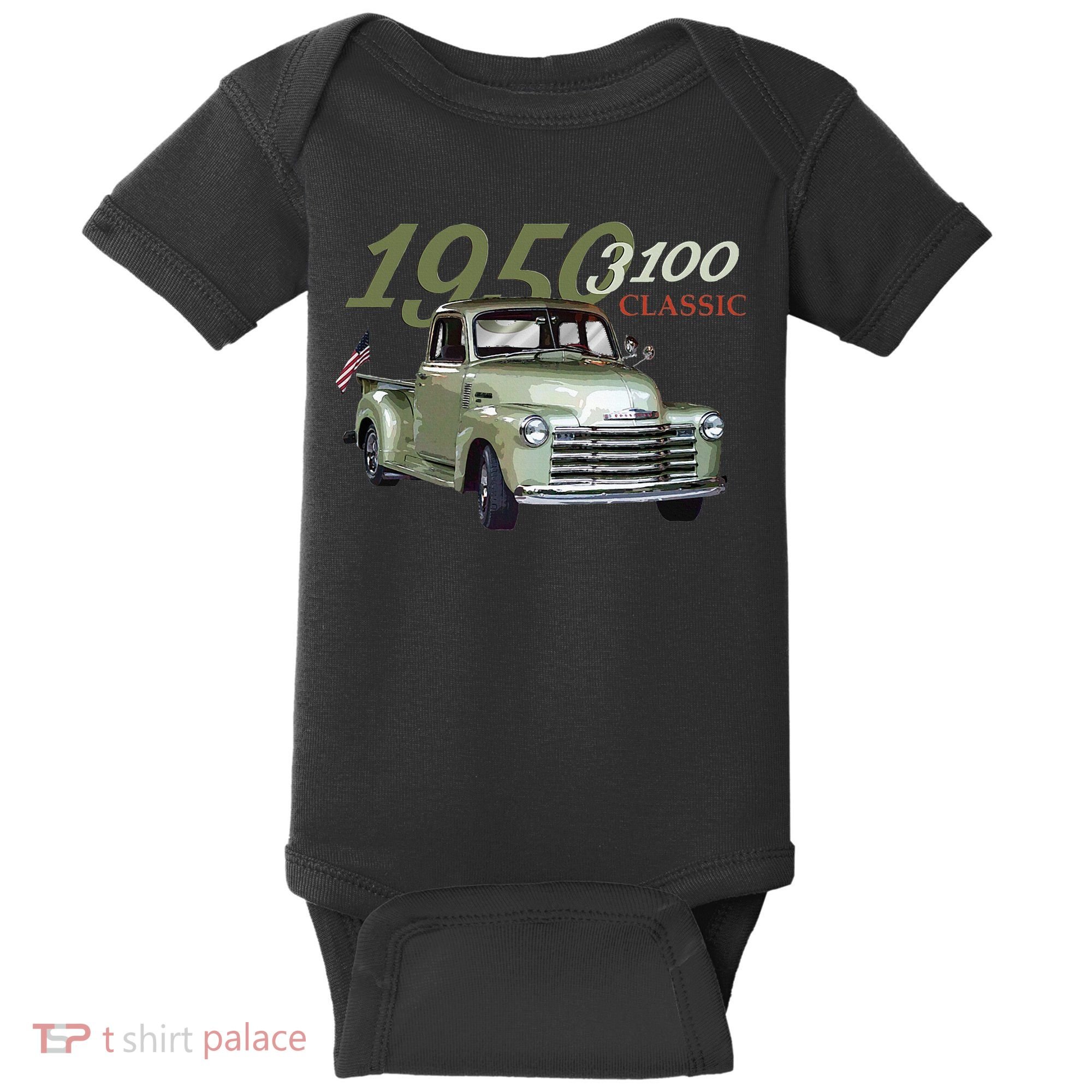 1950 3100 Pickup Truck Car Guys Baby Bodysuit