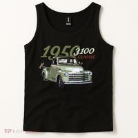 1950 3100 Pickup Truck Car Guys Tank Top thumb 2