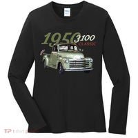 1950 3100 Pickup Truck Car Guys Women's Long Sleeve Shirt thumb 0