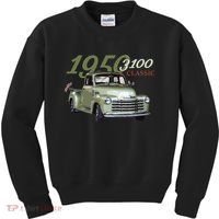 1950 3100 Pickup Truck Car Guys Kids Sweatshirt thumb 0