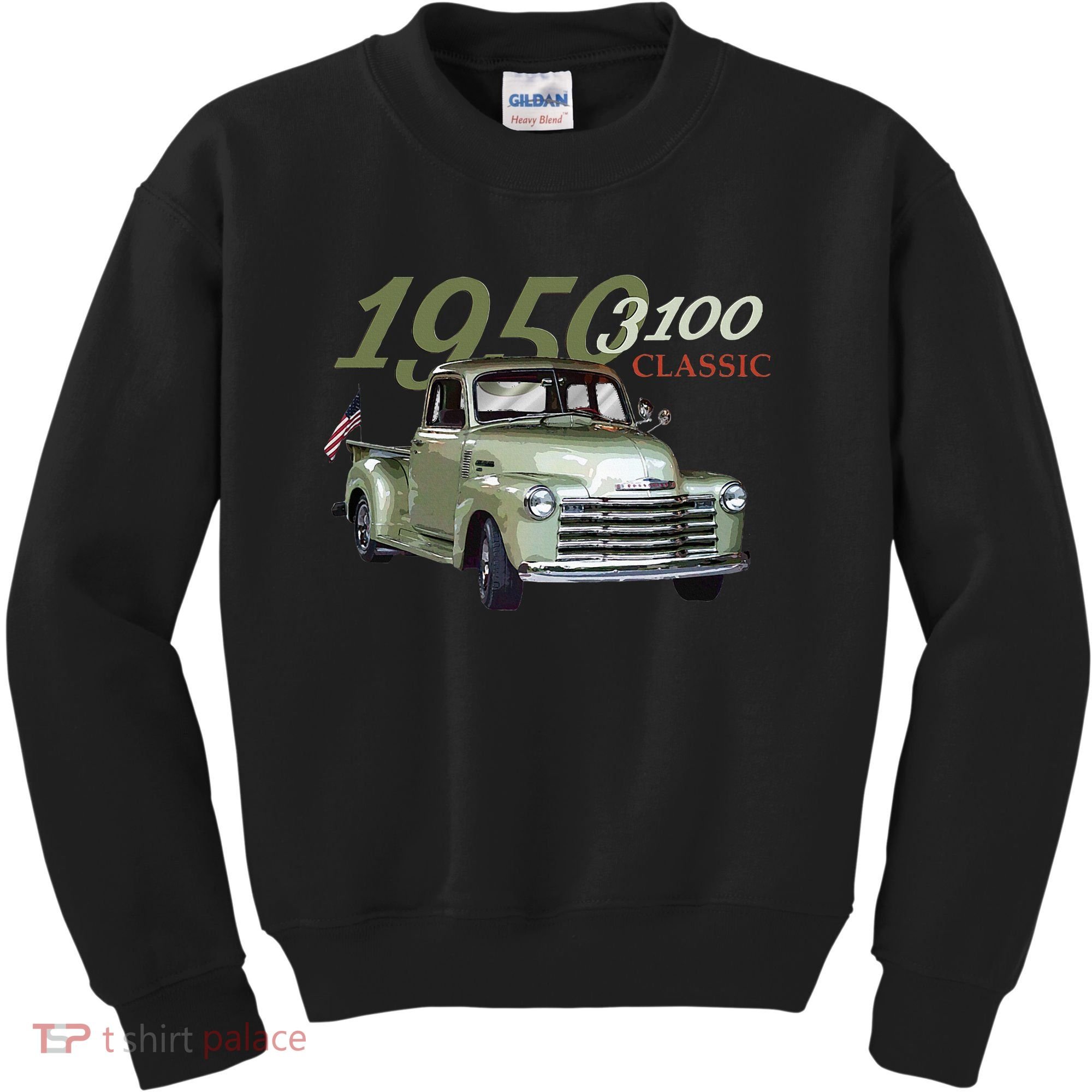 1950 3100 Pickup Truck Car Guys Kids Sweatshirt