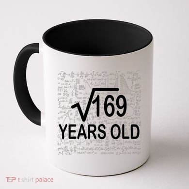13th Birthday Square Root 169 Math Coffee Mug