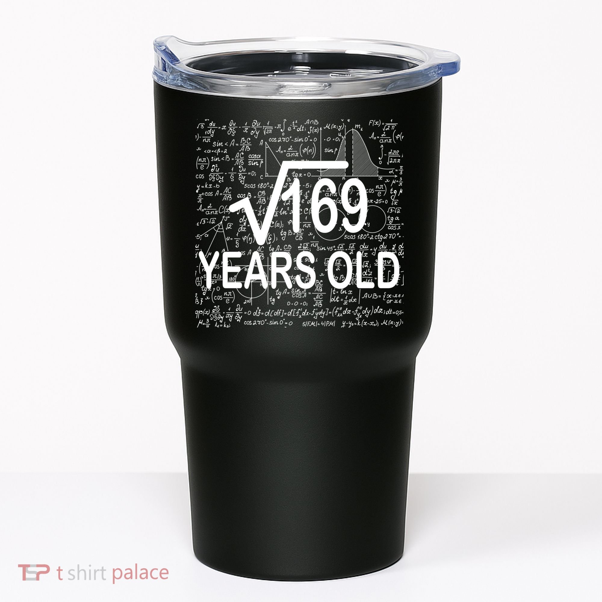 13th Birthday Square Root 169 Math Tumbler