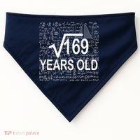 13th Birthday Square Root 169 Math USA-Made Doggie Bandana thumb 0