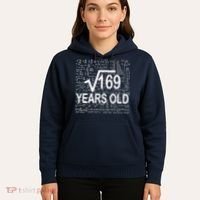 13th Birthday Square Root 169 Math Hoodie thumb 5