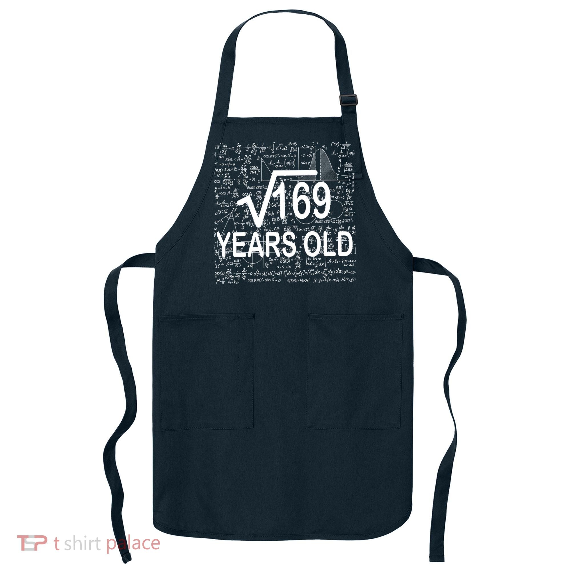13th Birthday Square Root 169 Math Apron