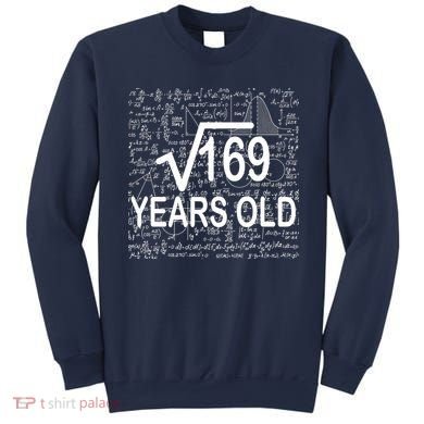 13th Birthday Square Root 169 Math Sweatshirt