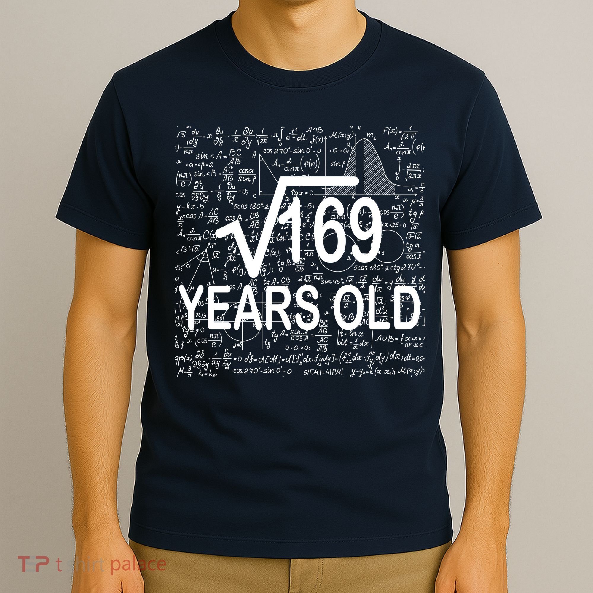 13th Birthday Square Root 169 Math T-Shirt