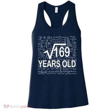 13th Birthday Square Root 169 Math Women's Tank Top