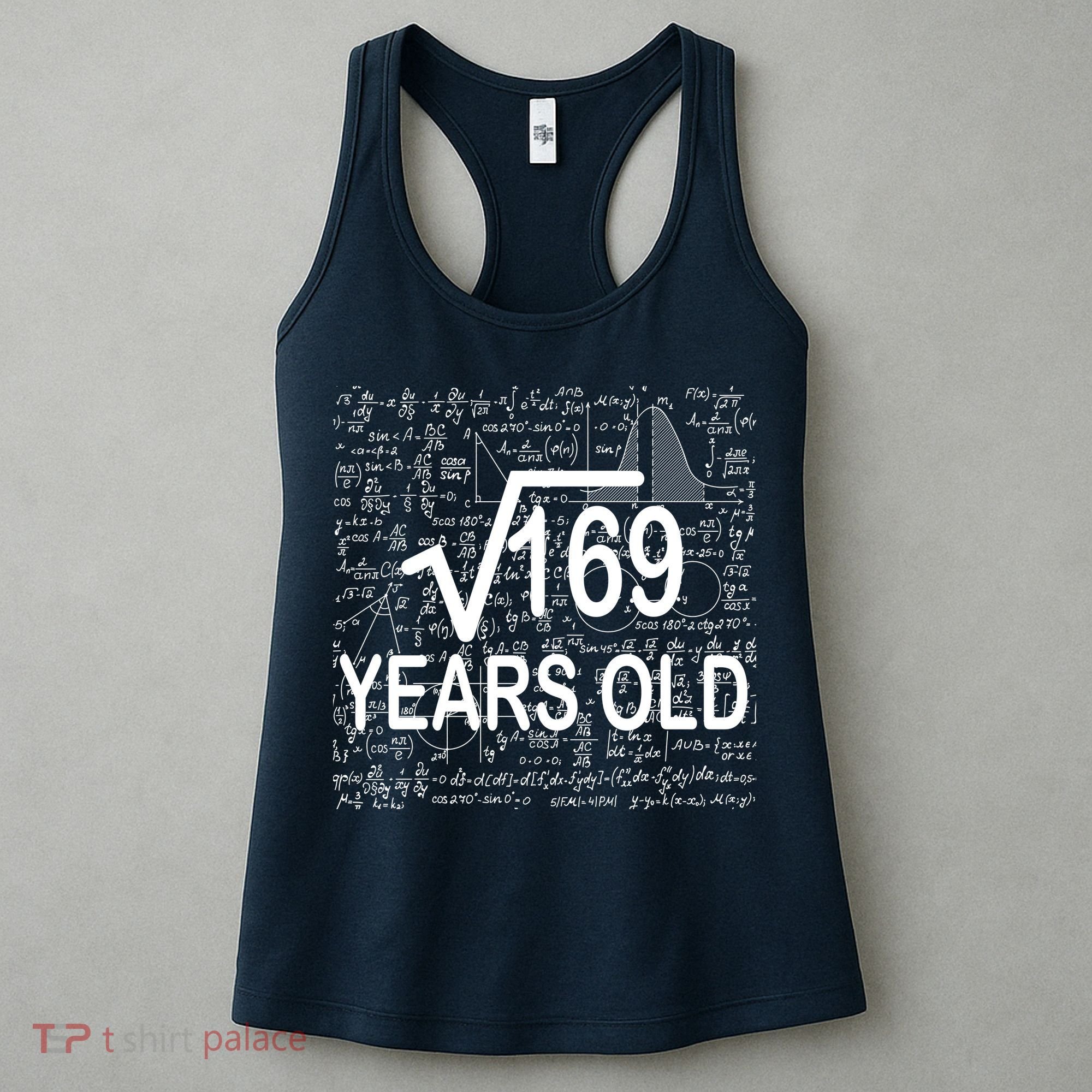 13th Birthday Square Root 169 Math Women's Tank Top