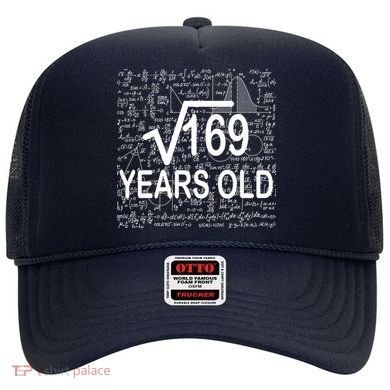 13th Birthday Square Root 169 Math Hat