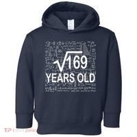 13th Birthday Square Root 169 Math Toddler Hoodie thumb 0
