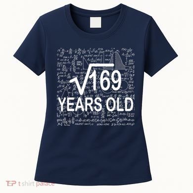 13th Birthday Square Root 169 Math Women's T-Shirt