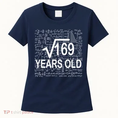 13th Birthday Square Root 169 Math Women's T-Shirt
