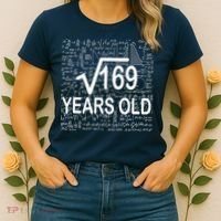 13th Birthday Square Root 169 Math Women's T-Shirt thumb 2