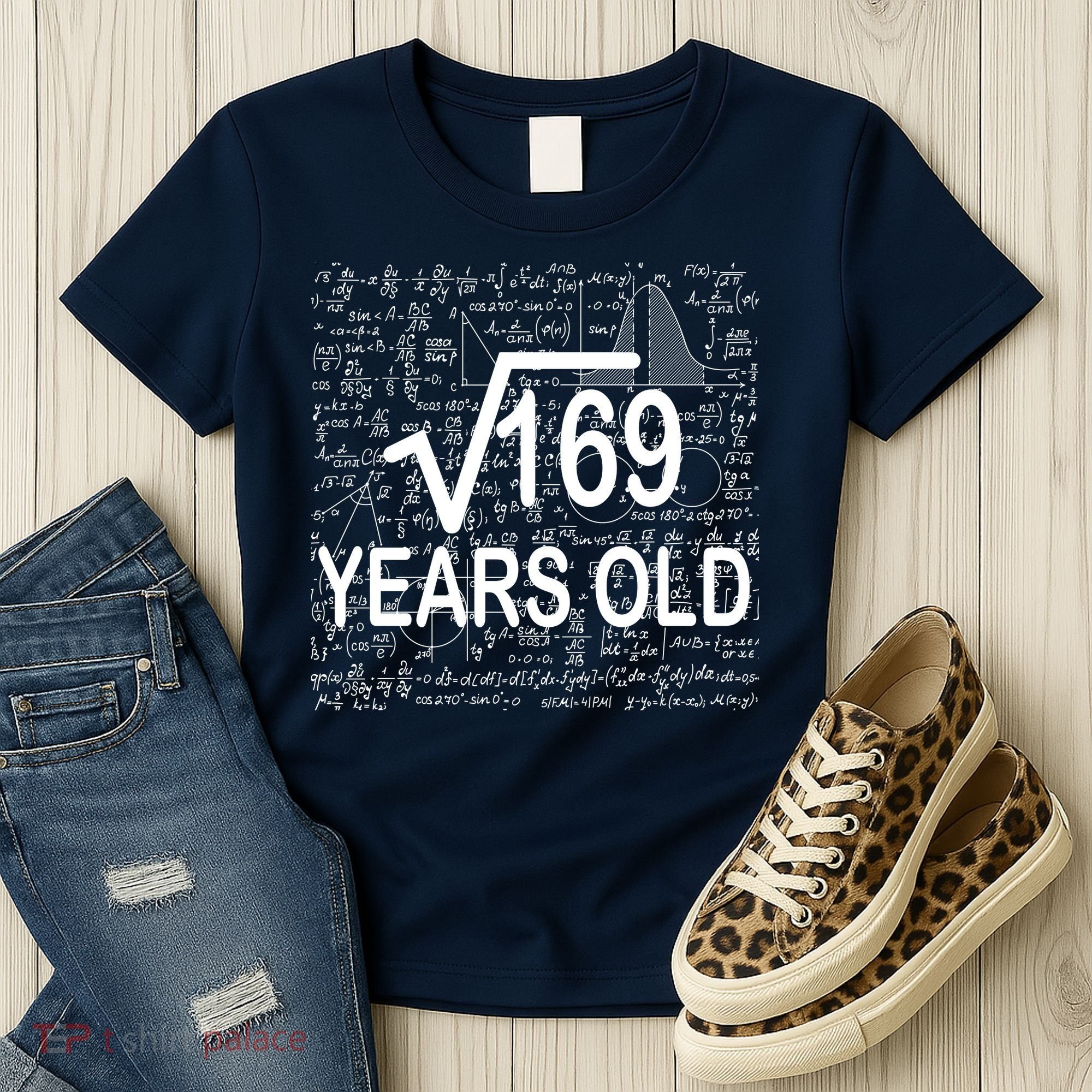 13th Birthday Square Root 169 Math Women's T-Shirt