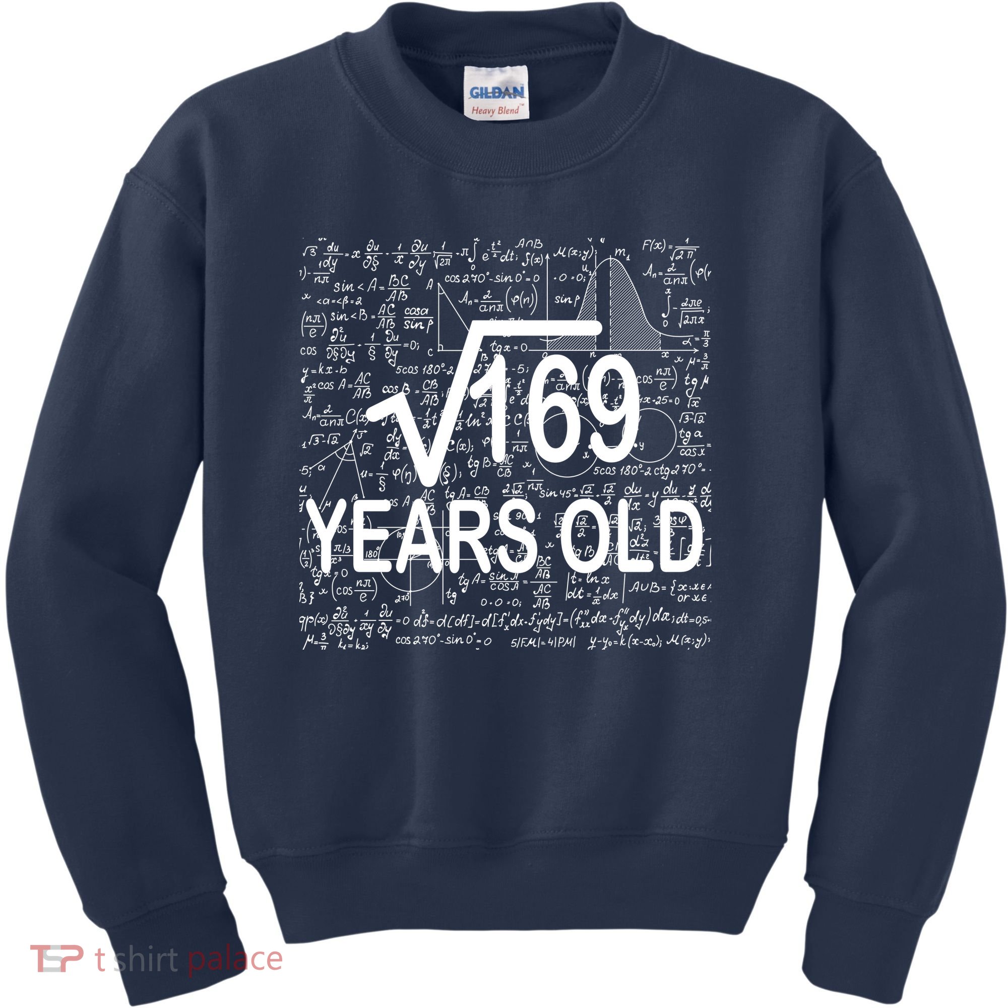 13th Birthday Square Root 169 Math Kids Sweatshirt