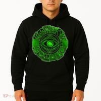 15 Fears Wheel Evil Green Eye Hoodie thumb 2