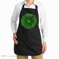 15 Fears Wheel Evil Green Eye Apron thumb 2