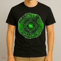 15 Fears Wheel Evil Green Eye T-Shirt thumb 3