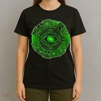 15 Fears Wheel Evil Green Eye T-Shirt thumb 4