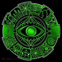 15 Fears Wheel Evil Green Eye T-Shirt thumb 7