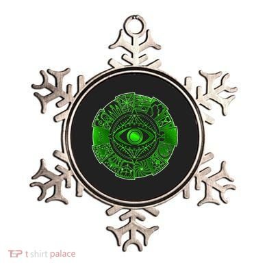 15 Fears Wheel Evil Green Eye Ornament