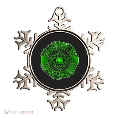 15 Fears Wheel Evil Green Eye Ornament